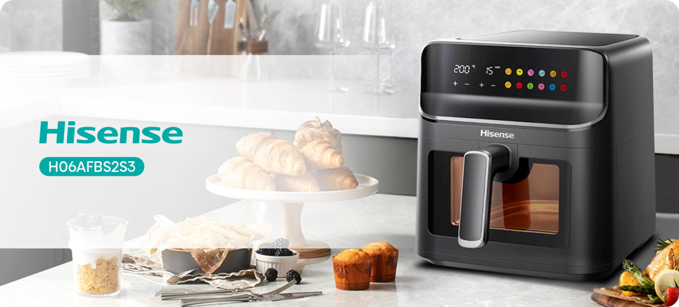freidora de aire hisense 6.7 l