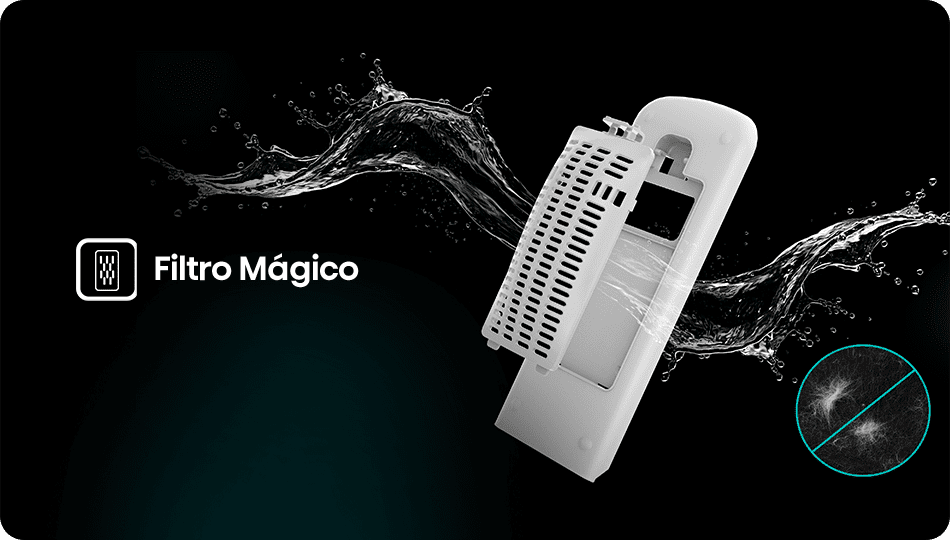 filtro mágico lavadora hisense carga superior wt3t
