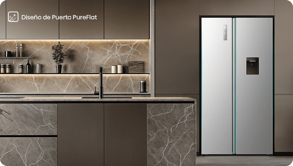 Nevecon Side by Side 558 diseño de puerta pure flat