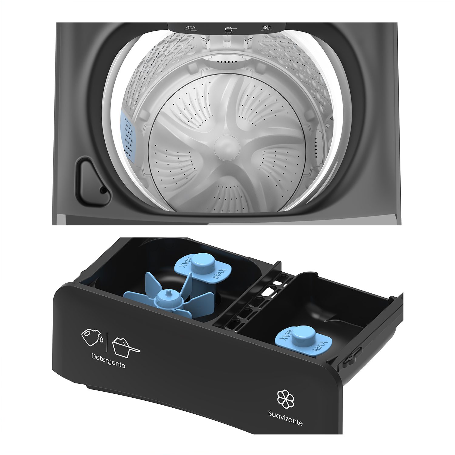 Lavadora Hisense carga superior WT5K 16 kg