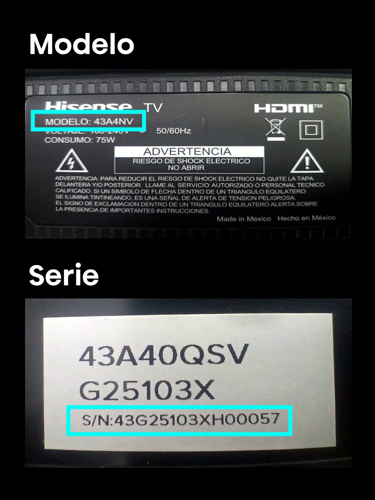 Guía Serial Hisense