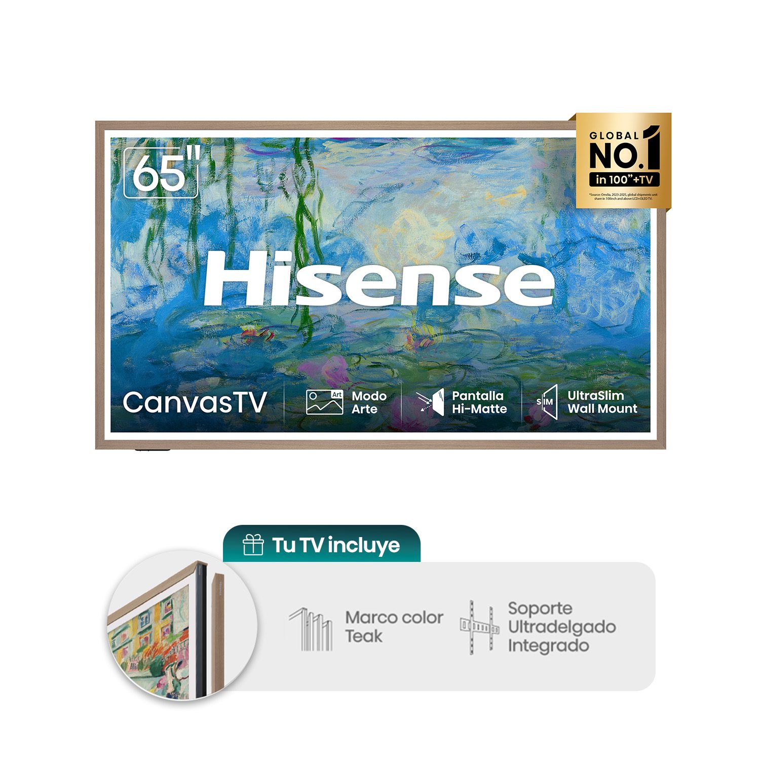 Televisor Hisense Canvas Serie S7 65"